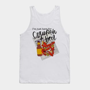 Crawfish & beer Tank Top